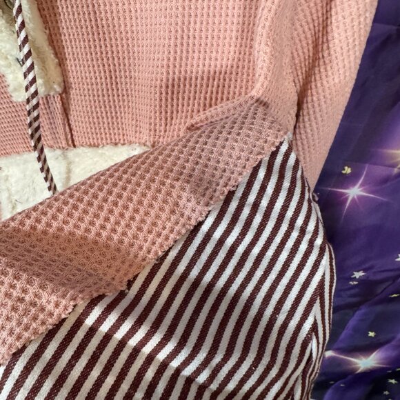 POL Clothing - Next Level Top - Pink, Cream - L - Picture 4 of 8